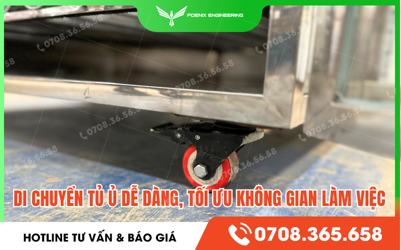 Tính năng vượt trội của tủ ủ bột không điện