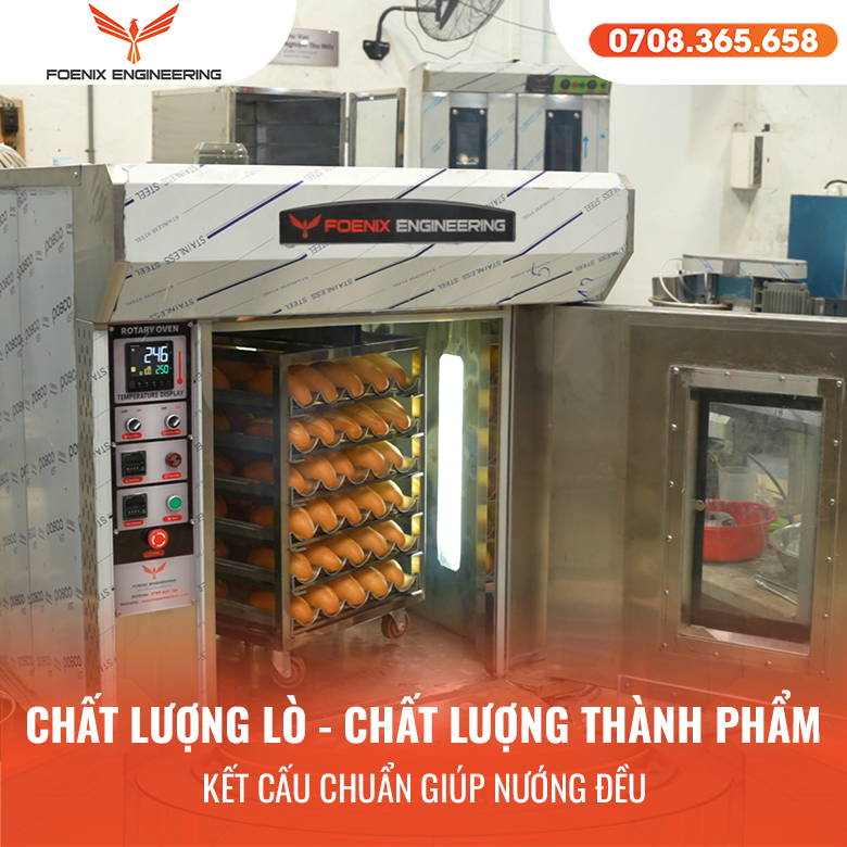 Foenix cung cấp lò nướng bánh mì chất lượng