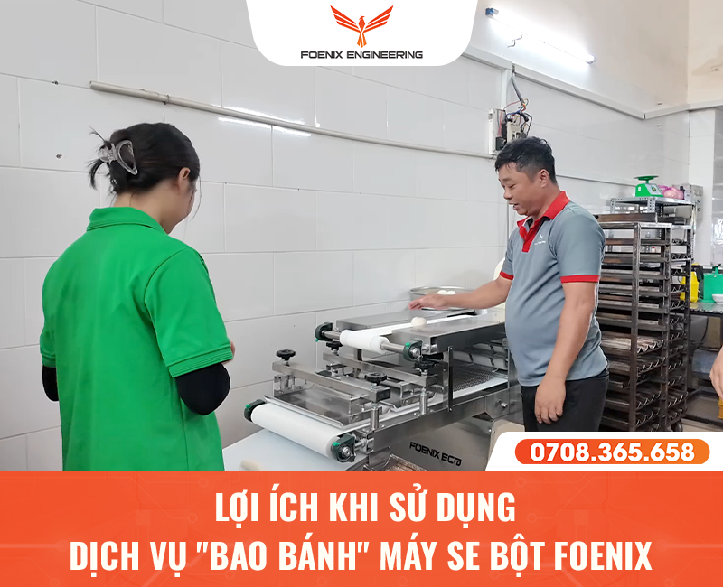 Lợi ích khi sử dụng máy se bột bánh mì Foenix