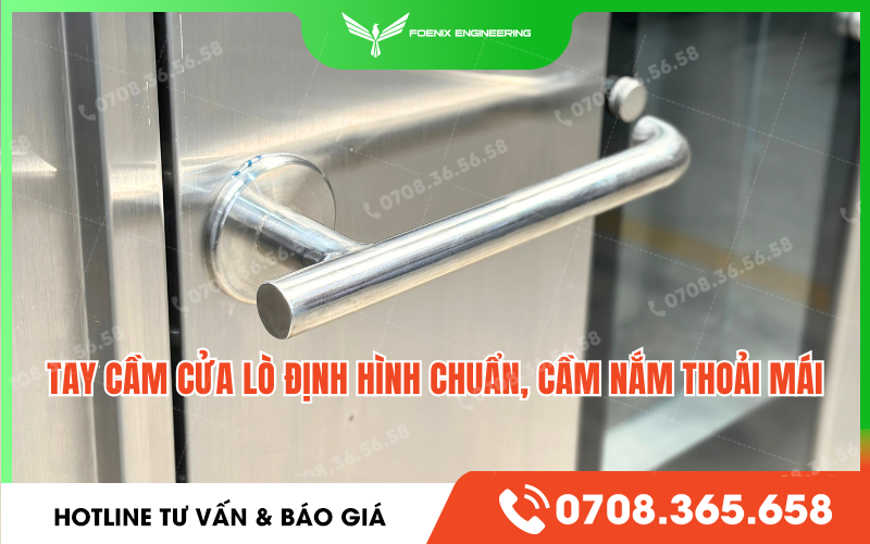 Lò nướng công nghiệp tự động hóa