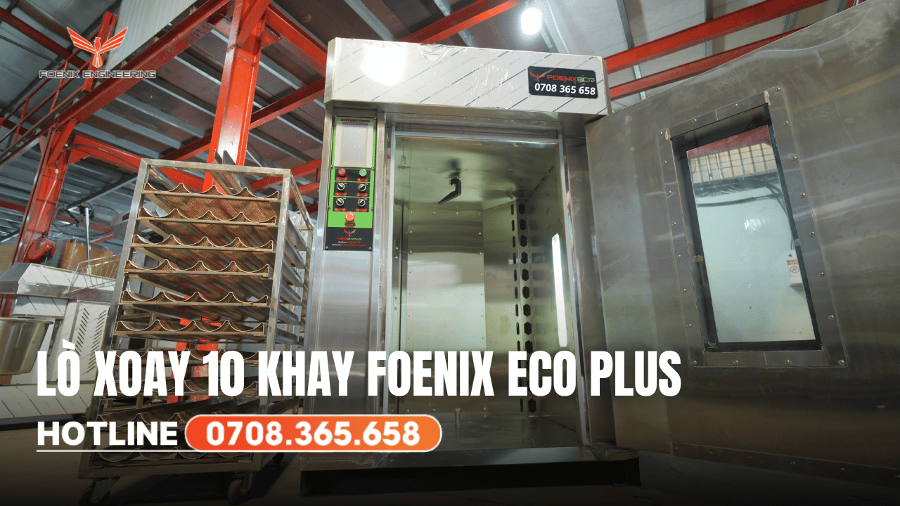 Lợi ích lò xoay 10 khay màn hình cảm ứng