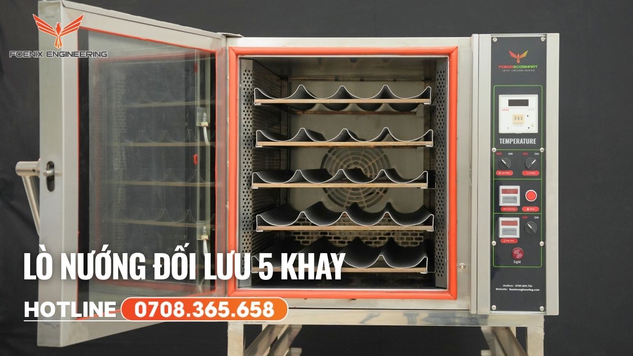 Lợi ích sử dụng lò nướng đối lưu 5 khay