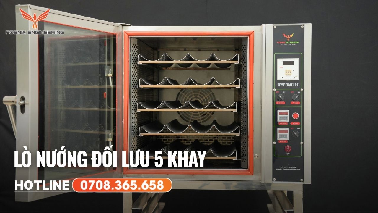 Lợi ích sử dụng lò nướng đối lưu 5 khay