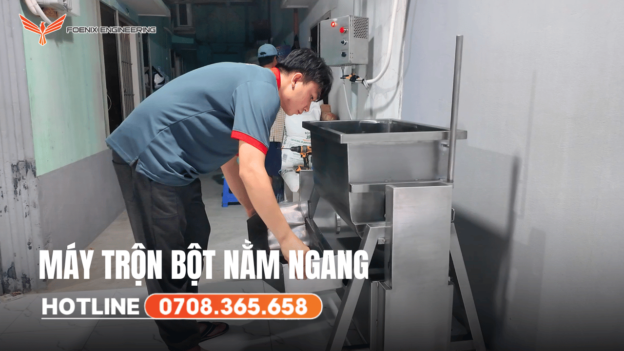 Mua máy trộn bột nằm ngang ở đâu uy tín
