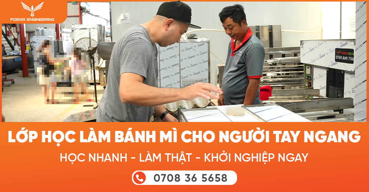 Lớp học làm bánh mì không cần kinh nghiệm