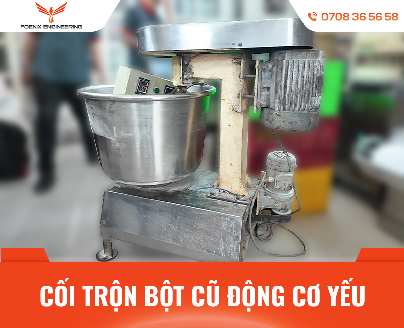 Lý do khách thanh lý máy trộn bột cũ?