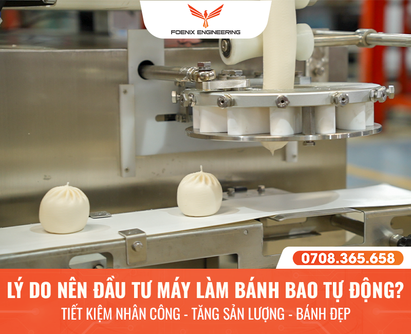 Lý do đầu tư máy làm bánh bao tự động