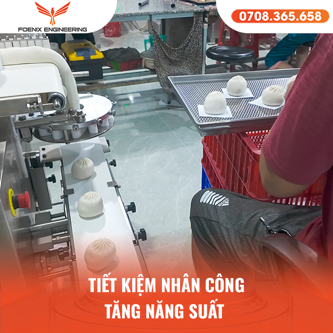Lợi ích khi sử dụng dây chuyền sản xuất bánh bao