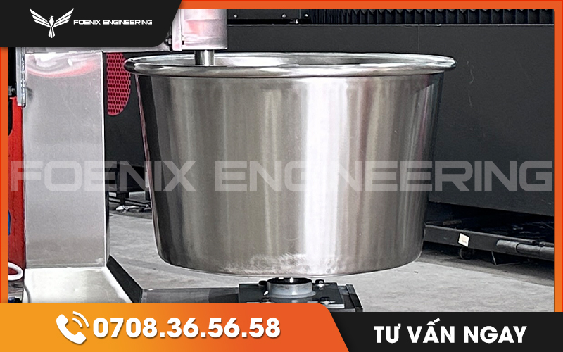 Máy đánh bột làm từ Inox 304 độ bền cao 