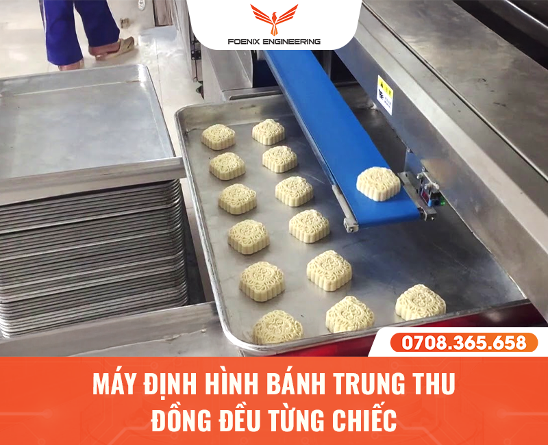 Máy định hình bánh trung thu