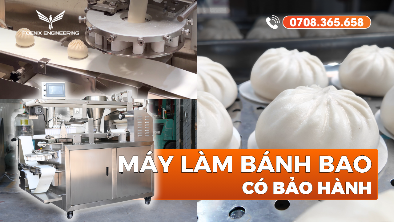 Máy làm bánh bao có bảo hành