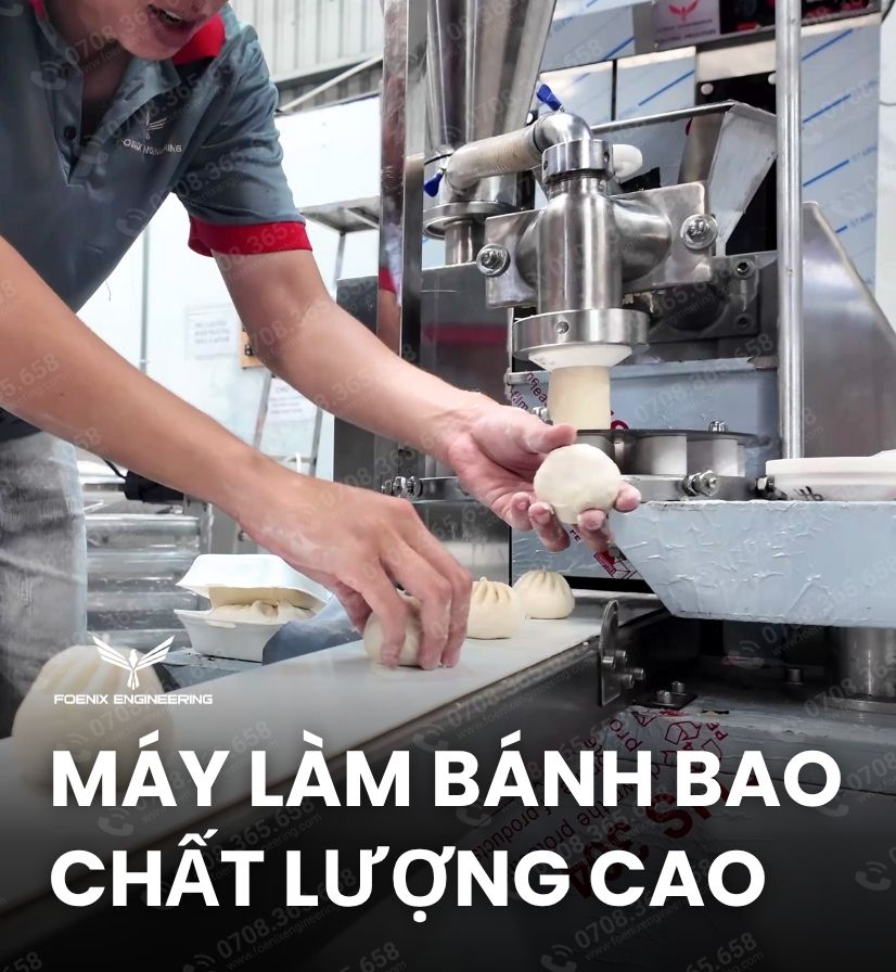 Máy làm bánh bao Foenix