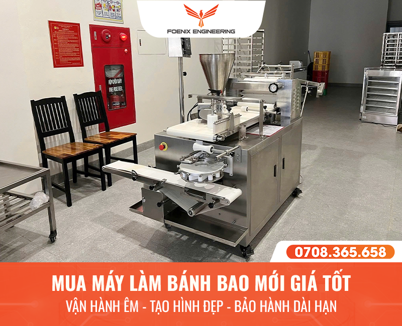 Máy làm bánh bao mới giá tốt