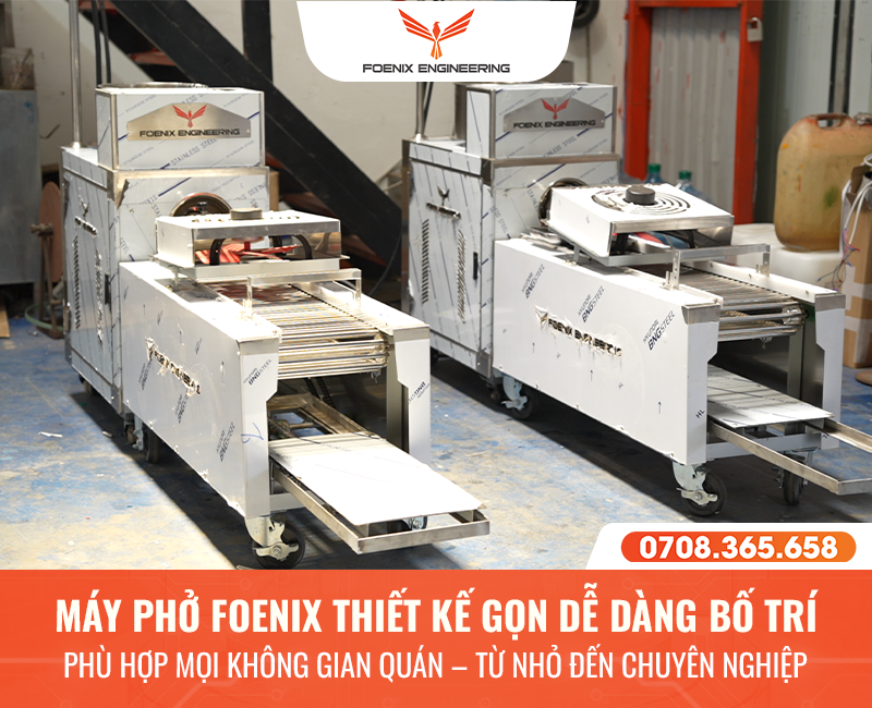 Máy làm bánh phở tươi chất lượng 