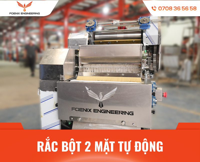 Máy làm mì tươi công nghiệp hiện đại, năng suất lớn