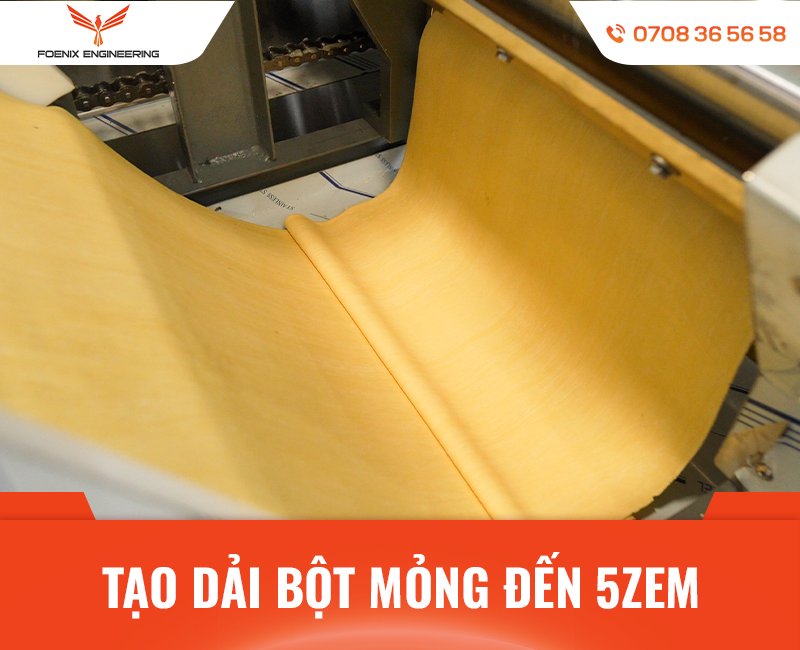 Lý do nên đầu tư máy làm mì công nghiệp 6 ụ Foenix