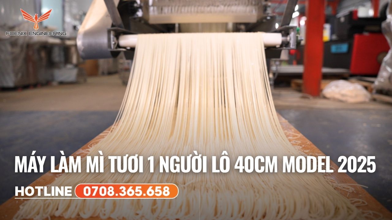 Máy làm mì sợi tươi hiện đại