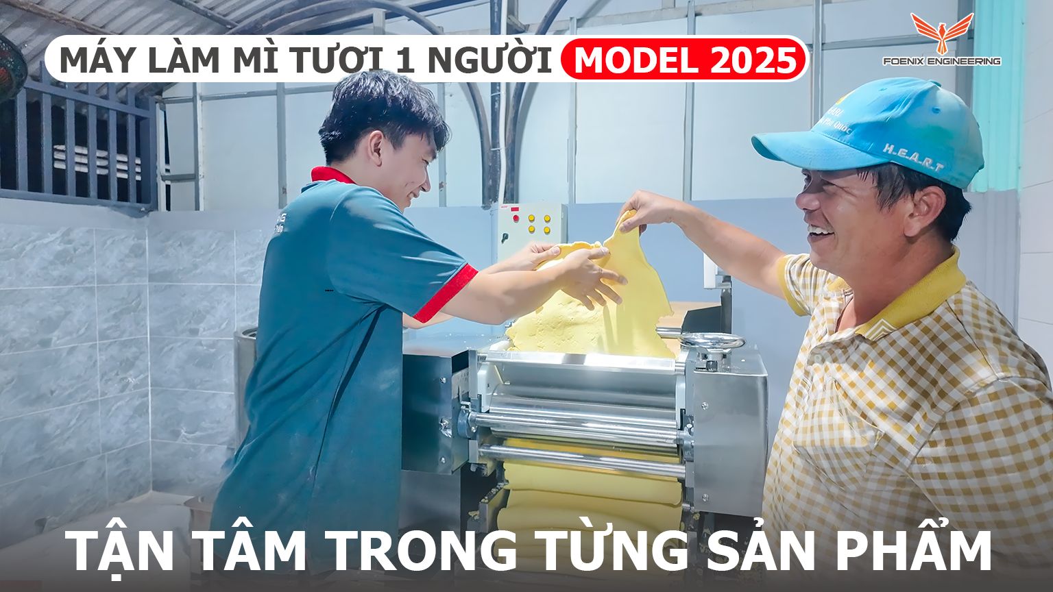 Giải pháp làm mì sợi tươi an toàn, hiệu suất