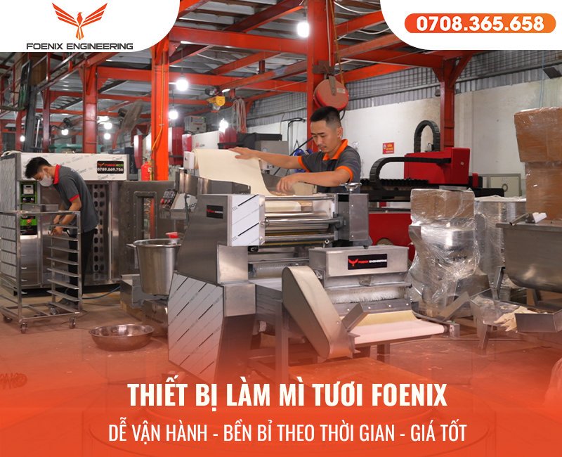 Thiết bị làm mì sợi giá tốt tại TP.HCM