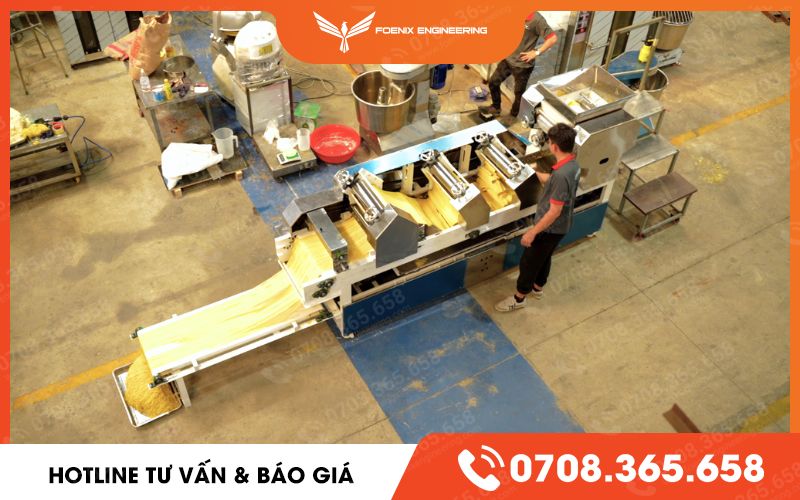 máy làm mì sợi công nghiệp tự động