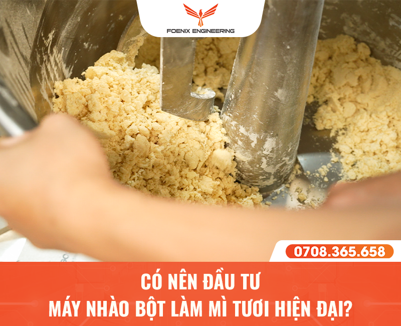 Máy trộn bộn làm mì tươi