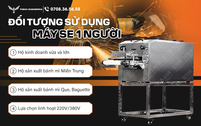 Đối tượng sử dụng máy se 1 người 4in1 Foenix Engineering