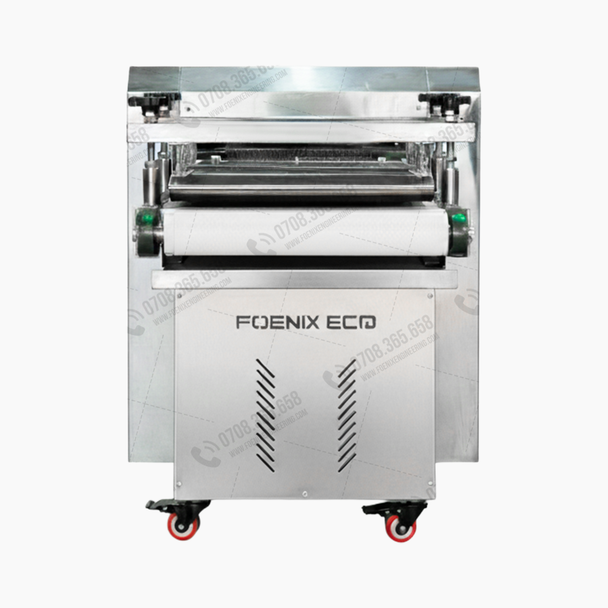 Máy se bột bánh mì 2 lô 1 băng