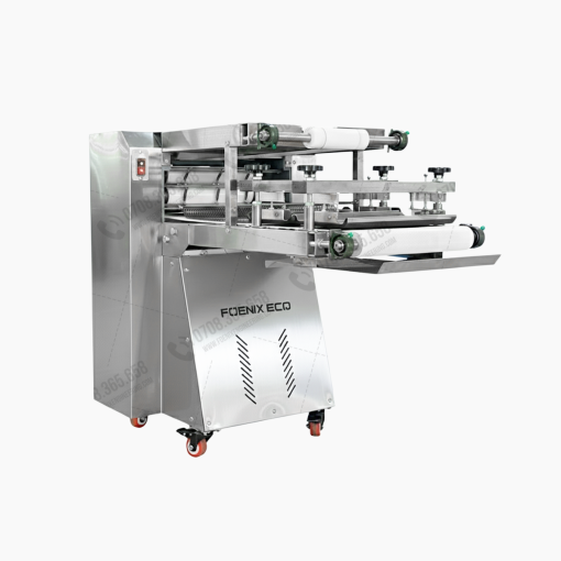 Máy vê tạo hình bánh mì 4 lô 2 băng