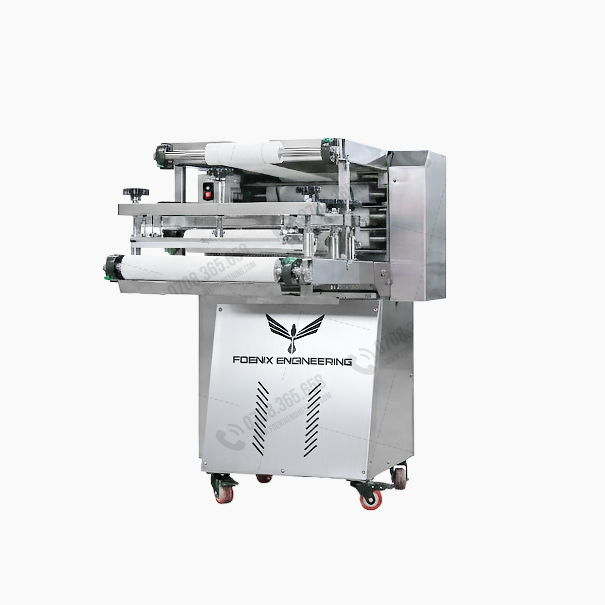 Máy se bột bánh mì 6 lô 2 băng Foenix Engineering