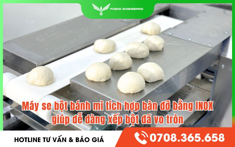 bàn đỡ máy se bột