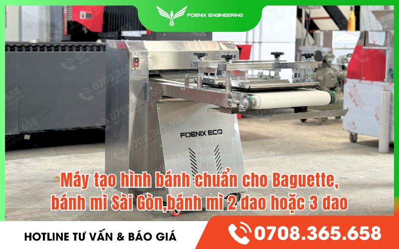 thiết kế máy se bột 4 lô foenix