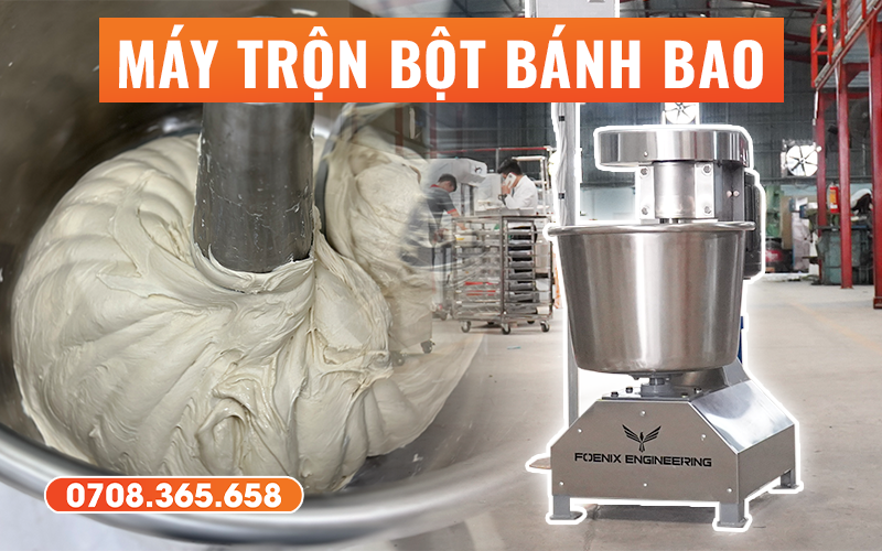 Máy trộn bột bánh bao giá tốt, chất lượng