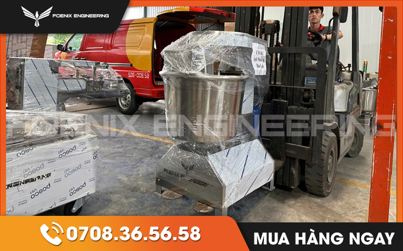 Máy đánh bột 8kg được đóng gói cẩn thận giao ra nước ngoài