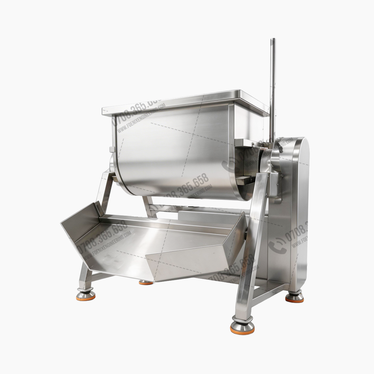 Máy trộn bột nằm ngang