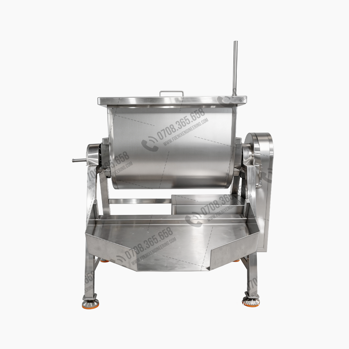 Máy trộn bột khô nằm ngang