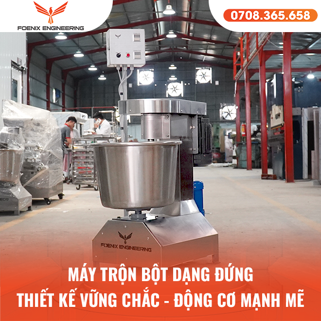 Máy trộn bột công nghiệp dạng đứng