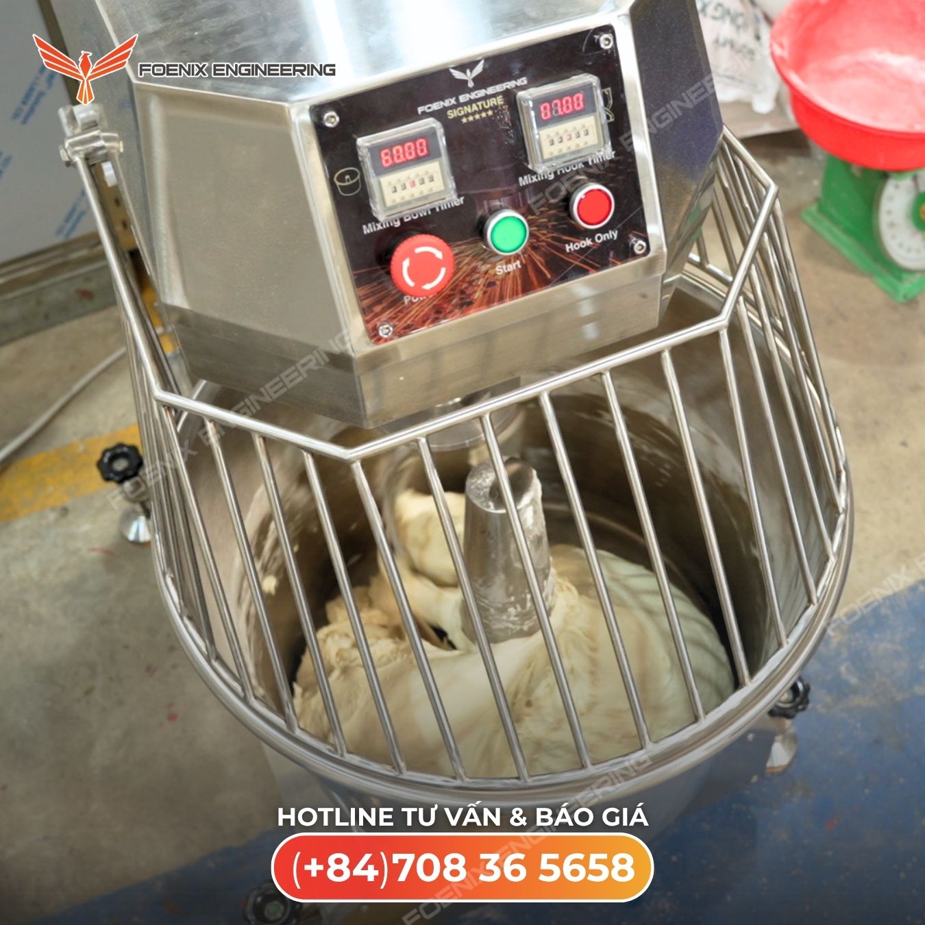 làm bánh mì không thức đêm Máy trộn bột làm bánh mì không thức