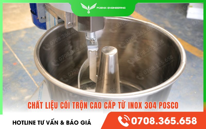 chất liệu máy trộn bột bánh mì 15kg