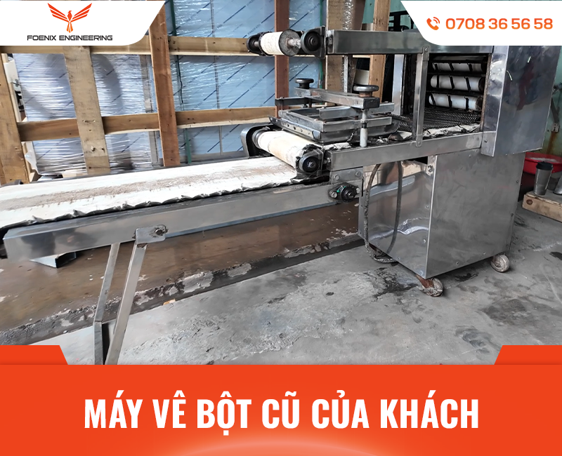 Máy vê bột thanh lý 