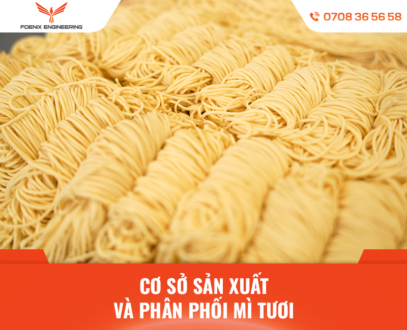 Mô hình bỏ sỉ và phân phối mì tươi sợi