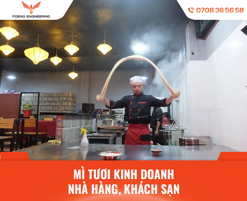 Mô hình nhà hàng, khách sạn kinh doanh sợi mì tươi