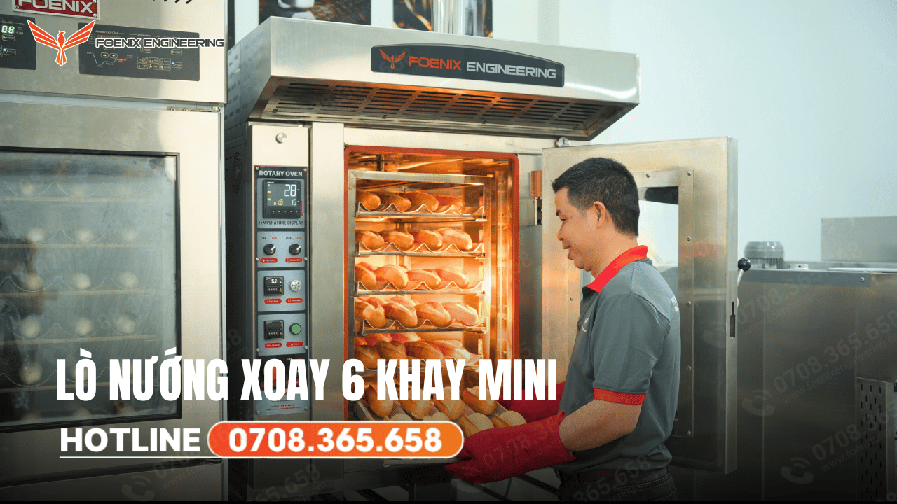 Địa chỉ bán lò nướng xoay 6 khay mini