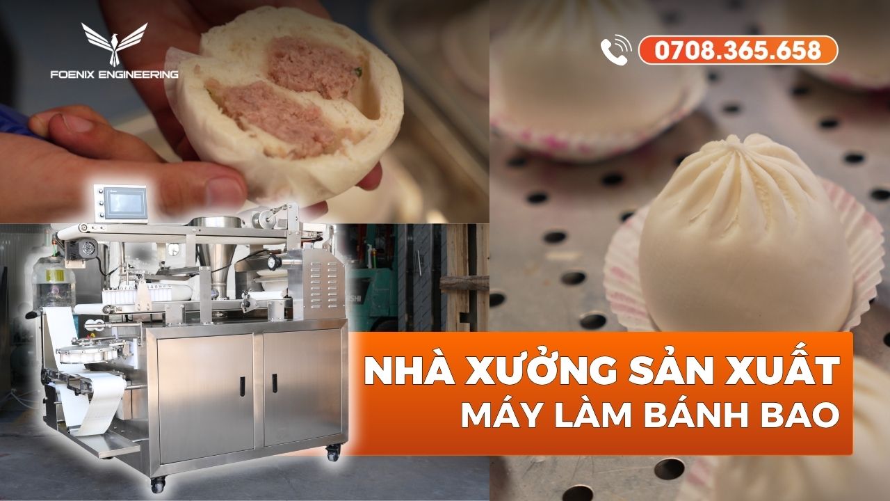 Chạy thử máy làm bánh bao