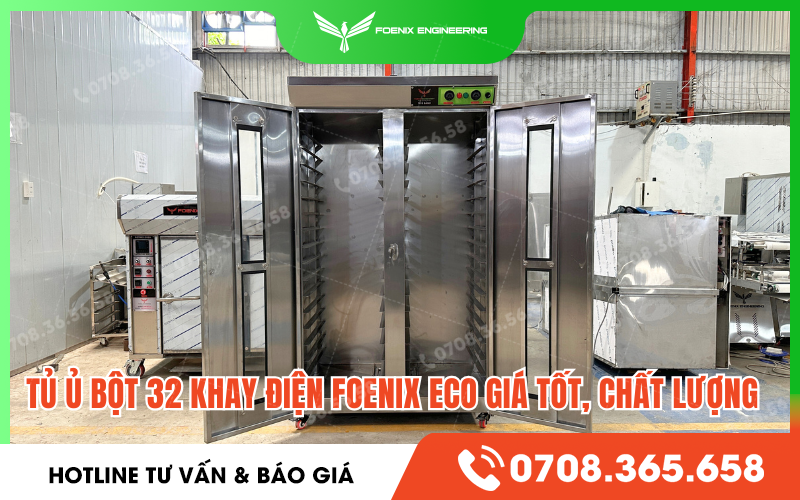 Đối tượng sử dụng tủ ủ bột 32 khay 