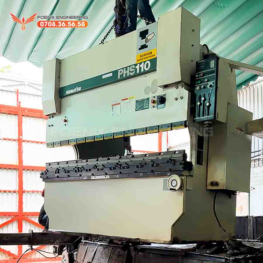 Nâng cấp công nghệ chấn CNC Komatsu PHS110