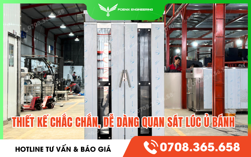 Lợi ích nổi bật tủ ủ bột điện 32 khay