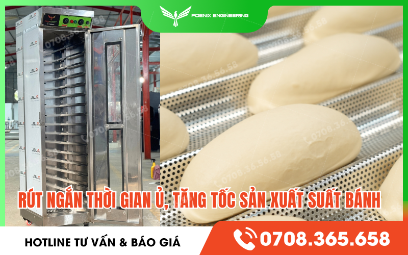 Chức năng vượt trội của tủ ủ bột bánh mì 16 khay điện