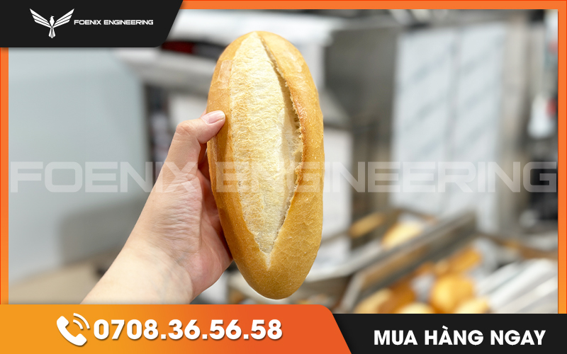 Bánh mì nướng vàng đều thơm ngon