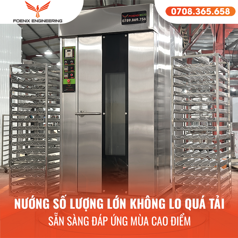Ưu điểm lò nướng bánh công nghiệp Foenix