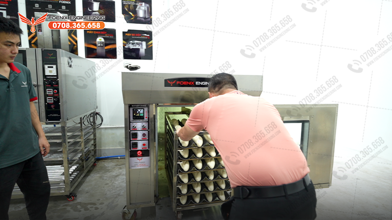 Nghiệm thu bộ lò làm bánh mì 